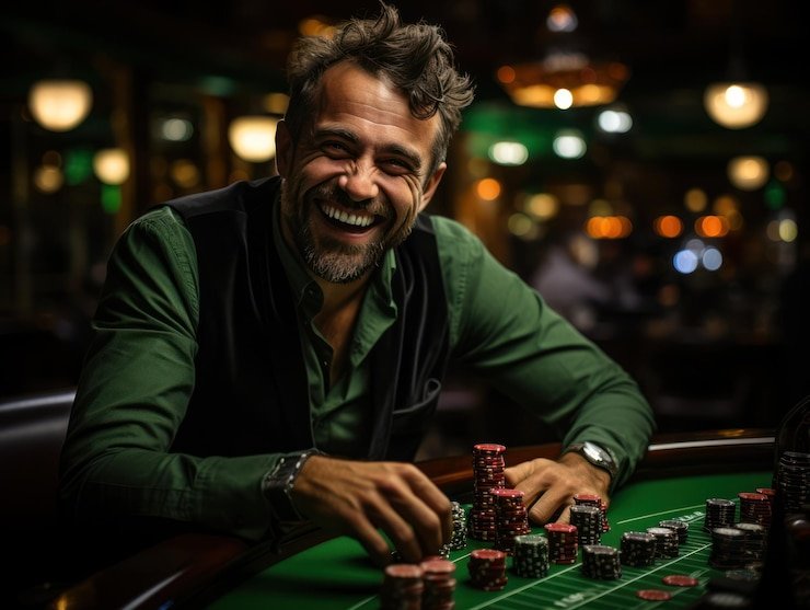 Partisipan bermain live casino dengan dealer profesional menggunakan teknologi streaming